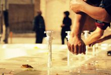 مسح نمودن گردن از سنتهاي وضوء نيست
